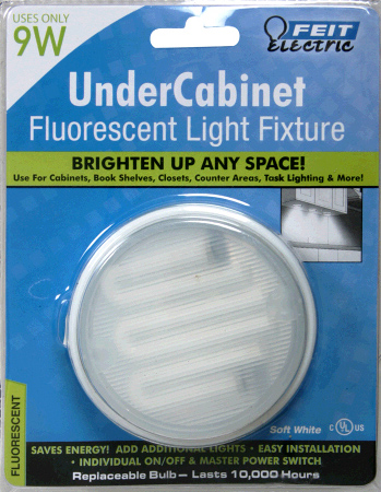 Feit Electric 9 Watt Fluorescent Under Cabinet Fixture with On/Off Switch